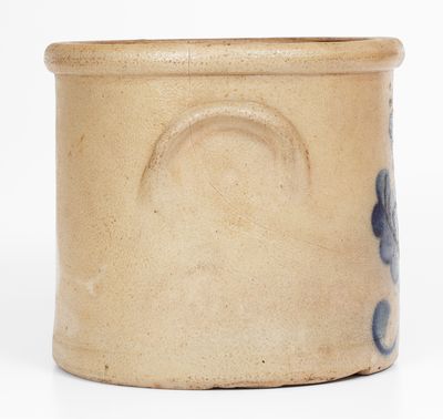 Scarce F.B. NORTON & CO / WORCESTER, MASS. Stoneware Parrot Crock, 1858-77