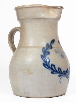 Scarce F.B. NORTON & CO / WORCESTER, MASS Two-Gallon Stoneware Pitcher