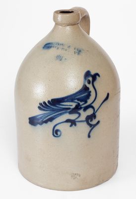 Two-Gallon J. NORTON & CO. / BENNINGTON, VT Stoneware Bird Jug