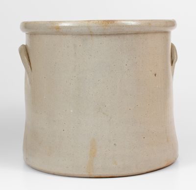 Four-Gallon F.B. NORTON & CO / WORCESTER, MASS. Stoneware Parrot Crock, 1858-77