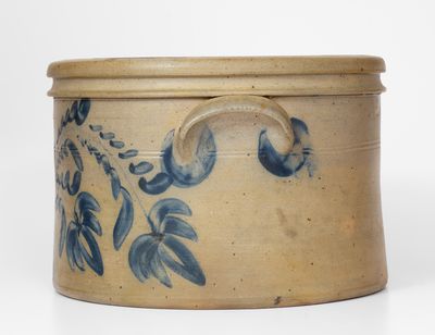 Scarce D.P. SHENFELDER / READING, PA Three-Gallon Stoneware Cake Crock