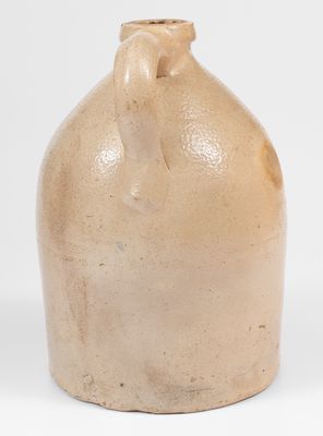 One-Gallon J. & E. NORTON / BENNINGTON, VT Stoneware Bird Jug, c1855