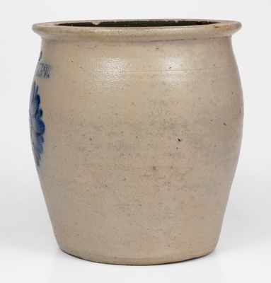 COWDEN & WILCOX / HARRISBURG, PA One-and-a-Half-Gallon Stoneware Jar