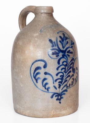 S.D. KELLOGG / WHATELY, Massachusetts Stoneware Jug, c1851-53