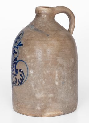 S.D. KELLOGG / WHATELY, Massachusetts Stoneware Jug, c1851-53