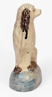 Rare Stoneware Spaniel, Anna Pottery / Texarkana Pottery School