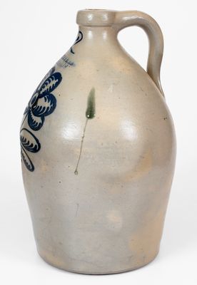 F. STETZENMEYER & G. GOETZMAN / ROCHESTER, N.Y. Two-Gallon Stoneware Jug, 1853-60