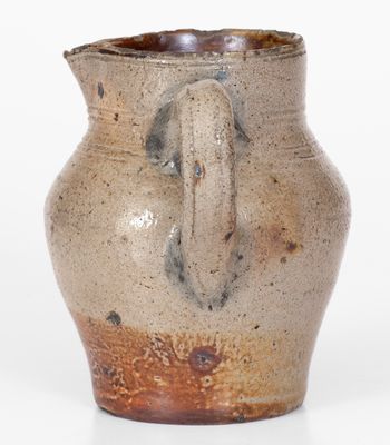 Important LYDIA FERREN, Charlestown, Mass., Stoneware Cream Pitcher, early 19th century