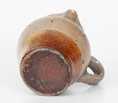 Important LYDIA FERREN, Charlestown, Mass., Stoneware Cream Pitcher, early 19th century