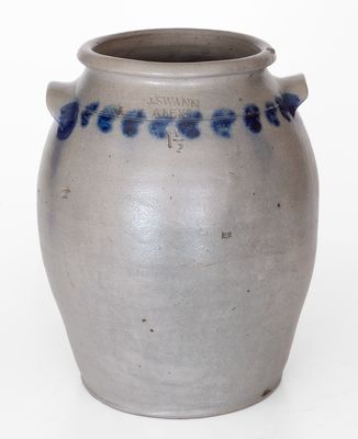 Rare J. SWANN / ALEXA Stoneware Jar (John Swann, Alexandria, Virginia), circa 1820