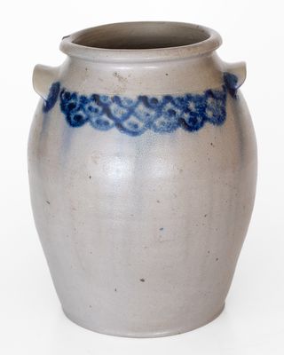 Rare J. SWANN / ALEXA Stoneware Jar (John Swann, Alexandria, Virginia), circa 1820