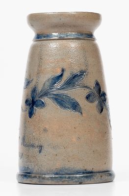 Important Stoneware Vase Made by Henry H. Remmey for His Wife, Philadelphia, 1871