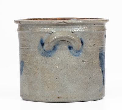 Rare and Fine D. ACK, Mooresburg, PA Miniature Stoneware Crock