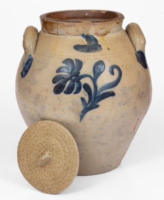 2 Gal. D. FISK, Springfield Township, OH Stoneware Jug, circa 1830