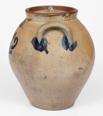 2 Gal. D. FISK, Springfield Township, OH Stoneware Jug, circa 1830