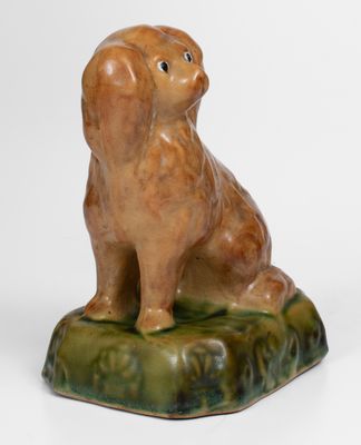 Unusual E. HOUGHTON & CO. / DALTON, OHIO Stoneware Spaniel