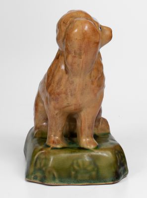 Unusual E. HOUGHTON & CO. / DALTON, OHIO Stoneware Spaniel