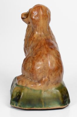 Unusual E. HOUGHTON & CO. / DALTON, OHIO Stoneware Spaniel