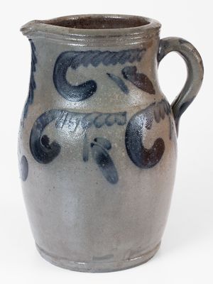 Exceptional S. BELL & SON / STRASBURG, VA Stoneware Pitcher