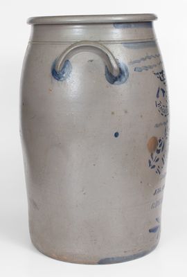 Fine 20 Gal. EAGLE POTTERY Stoneware Jar, T.F. REPPERT / SUCCESSOR TO / JAS. HAMILTON