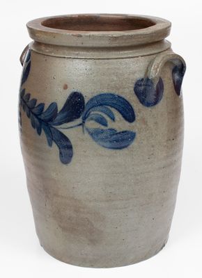 Four-Gallon Stoneware Crock attrib. G. & A. Black / Somerfield, PA