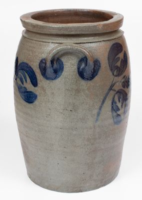 Four-Gallon Stoneware Crock attrib. G. & A. Black / Somerfield, PA