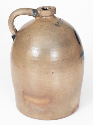 COWDEN & WILCOX / HARRISBURG, PA Man-in-the-Moon Jug, Pictured in Made of Mud