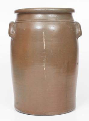 6 Gal. HAMILTON & JONES / GREENSBORO, PA Stoneware Jar w/ Stenciled Decoration