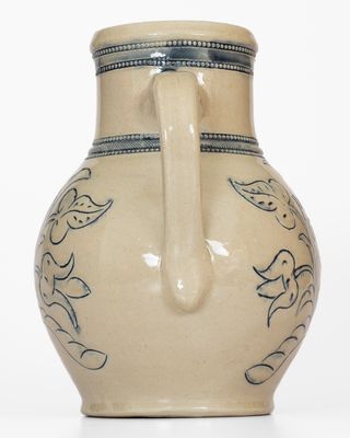 Fine Remmey, Philadelphia, PA Stoneware Presentation Pitcher, 1899