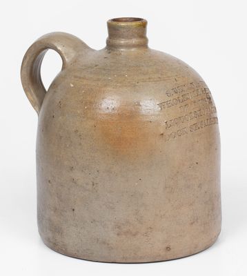 Scarce SALISBURY, MD Stoneware Advertising Jug