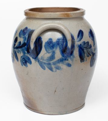 2 Gal. attrib. att. Henry Remmey Jr., Philadelphia, PA Stoneware Jar, c1840