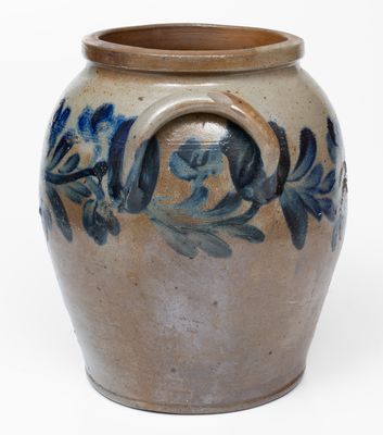 2 Gal. attrib. att. Henry Remmey Jr., Philadelphia, PA Stoneware Jar, c1840