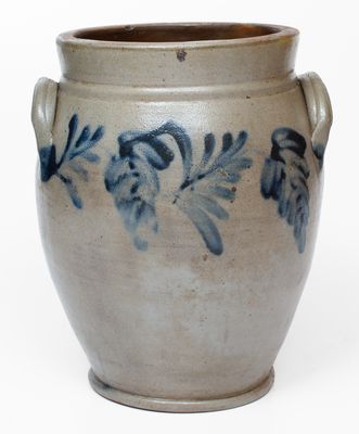 2 Gal. Remmey, Philadelphia, PA Stoneware Jar with Floral Decoration