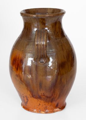 Redware Vase attrib. Jacob Medinger, Limerick Township, Montgomery County, PA