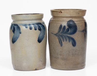 Lot of Two: Remmey, Philadelphia, PA Small-Sized Stoneware Jars