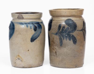 Lot of Two: Remmey, Philadelphia, PA Small-Sized Stoneware Jars