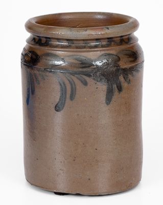 Extremely Rare 1/2 Gal. B. C. MILBURN / Alexandria, D. C. Stoneware Jar