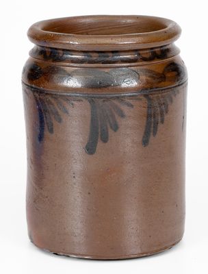 Extremely Rare 1/2 Gal. B. C. MILBURN / Alexandria, D. C. Stoneware Jar