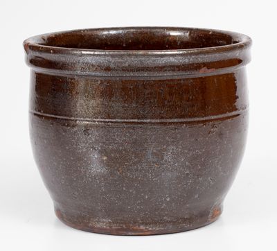 JOHN W. BELL / Waynesboro, Pa. Glazed Redware Cream Jar