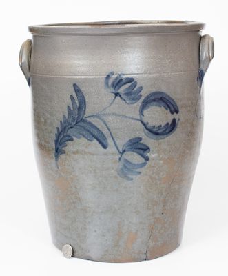 Rare 6 Gal. J. SWANK & CO. / JOHNSTOWN, PA Stoneware Jar, Dated 1858