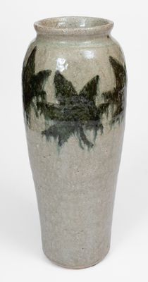 Alkaline-Glazed Stoneware Vase attrib. Arie Meaders, Cleveland, Georgia, 1956-69