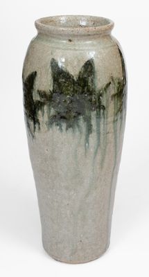 Alkaline-Glazed Stoneware Vase attrib. Arie Meaders, Cleveland, Georgia, 1956-69