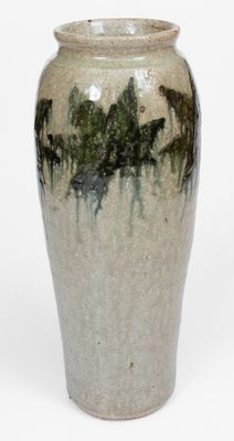 Alkaline-Glazed Stoneware Vase attrib. Arie Meaders, Cleveland, Georgia, 1956-69