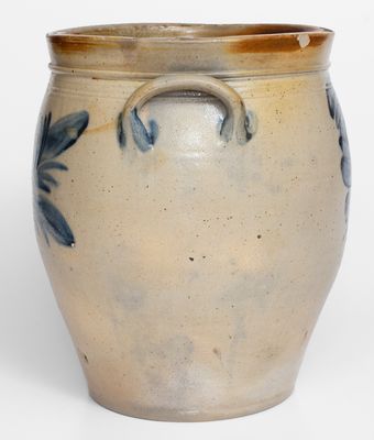 4 Gal. Stoneware Jar attrib. William Nichols, Poughkeepsie, NY, circa 1823