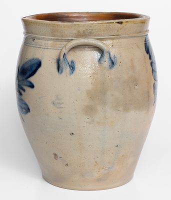 4 Gal. Stoneware Jar attrib. William Nichols, Poughkeepsie, NY, circa 1823