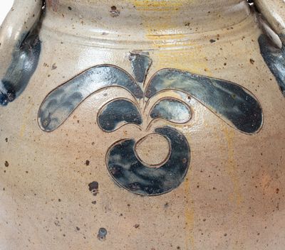 Manhattan Stoneware Jar w/ Incised Decorations, early 19th century