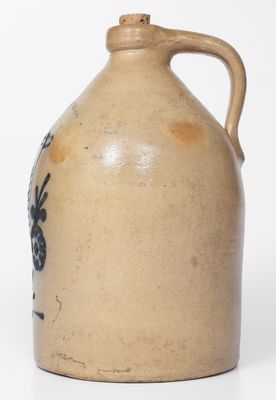 1 Gal. W. ROBERTS / BINGHAMTON, NY Stoneware Bird Jug