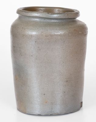 Scarce J. SWANN / ALEXA. Stoneware Jar, John Swann, Alexandria, VA, c1820