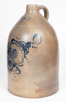 5 Gal. OTTMAN BROS. & CO. / FORT EDWARD, NY Stoneware Jug