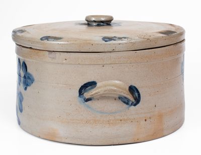 Fine 3 Gal. Baltimore, MD Stoneware Cake Crock with Lid